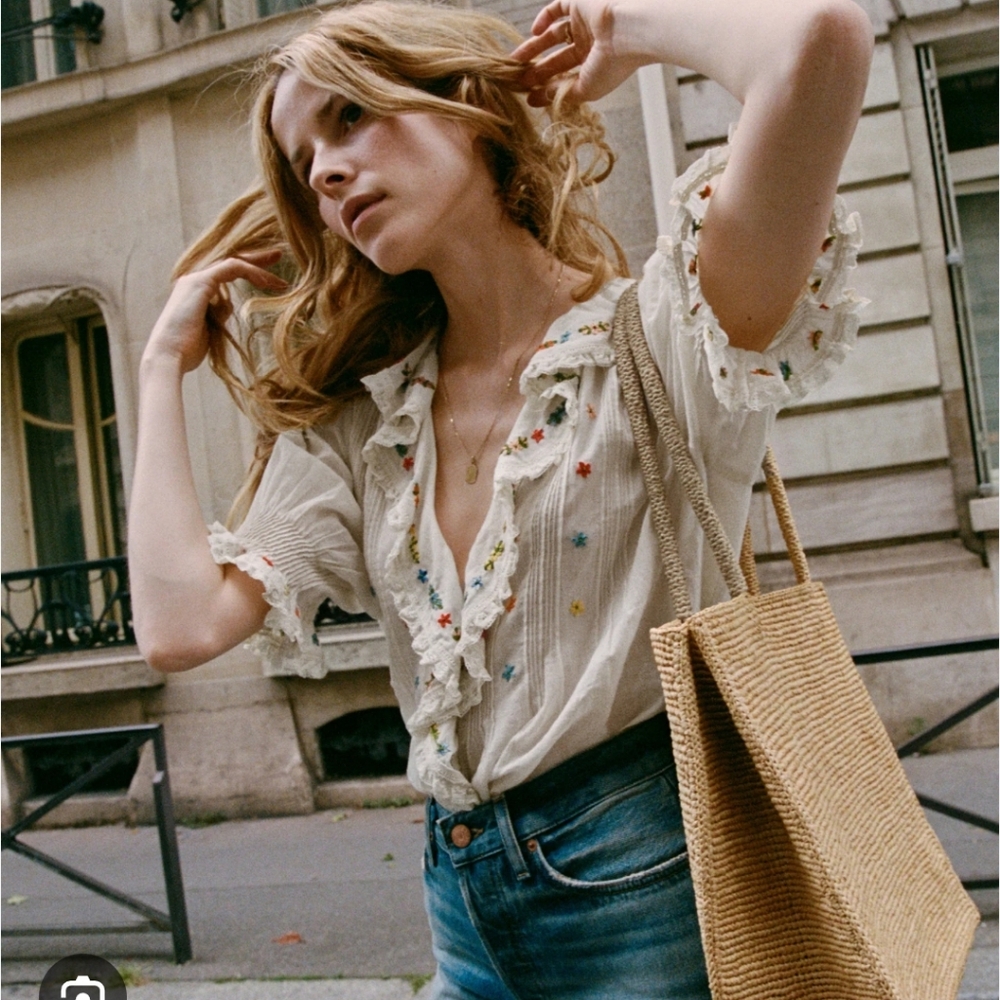 Doen Hettie Top Sea Salt Size S